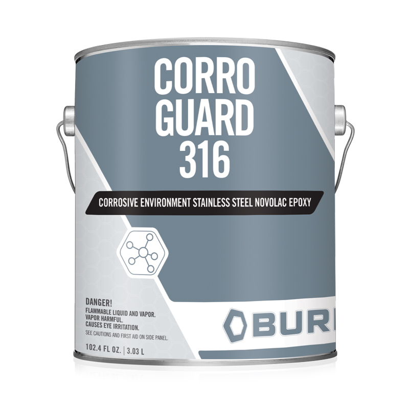 Chemical Resistant Stainless Steel Commercial OEM Metal Epoxy Coating -Corro Guard 316™
