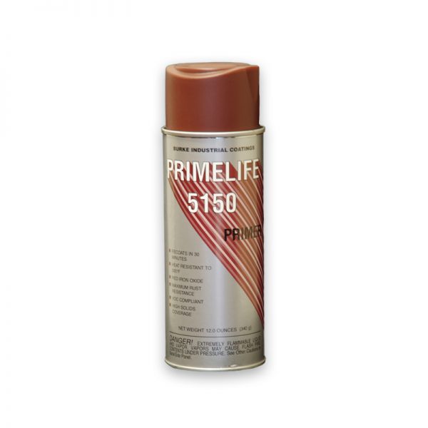 Flat Red Oxide Rust Inhibitor Aerosol Metal Primer - PrimeLife 5150™