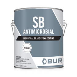 Sistema de revestimiento epoxi antimicrobiano que protege contra las bacterias, el moho y los hongos Silver Bullet AM™.